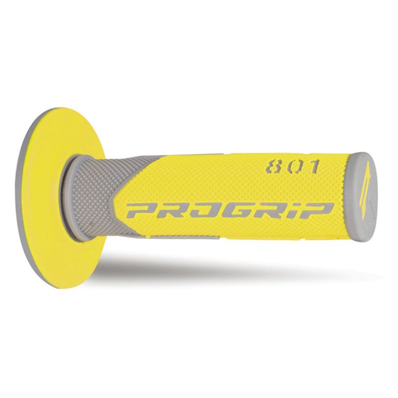 PROGRIP MANETKI PG801 OFF ROAD (22+25MM, DŁ.115MM) KOLOR SZARY/ŻÓŁ