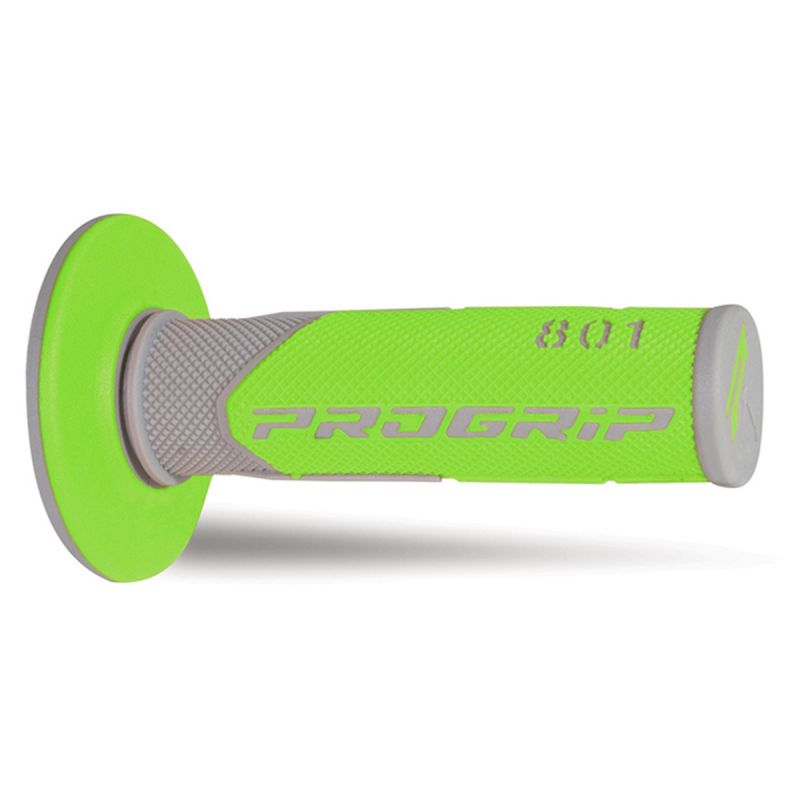 PROGRIP MANETKI PG801 OFF ROAD (22+25MM, DŁ.115MM) KOLOR SZARY/ZIELON