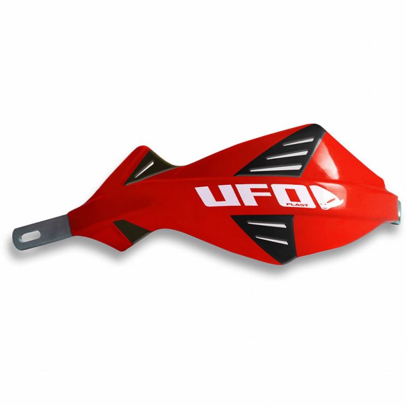 UFO OSŁONY RĄK (HANDBARY) ALU DISCOVER KOLOR CZERWONY (Z MOCOWANIAMI