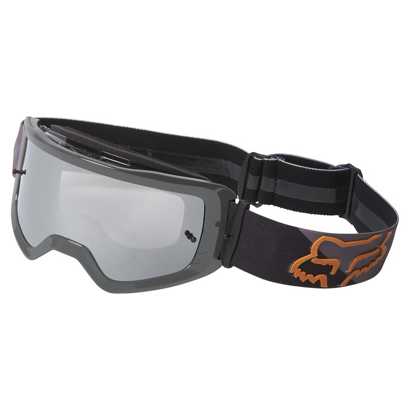 GOGLE FOX MAIN SKEW SPARK BLACK/GOLD - SZYBA BLUE MIRRORED (1 SZYBA W ZESTAWIE) ENDURO CROSS