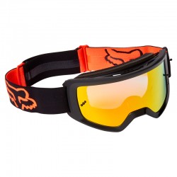 GOGLE FOX MAIN STRAY SPARK BLACK/ORANGE - SZYBA YELLOW MIRRORED (1 SZYBA W ZESTAWIE) ENDURO CROSS