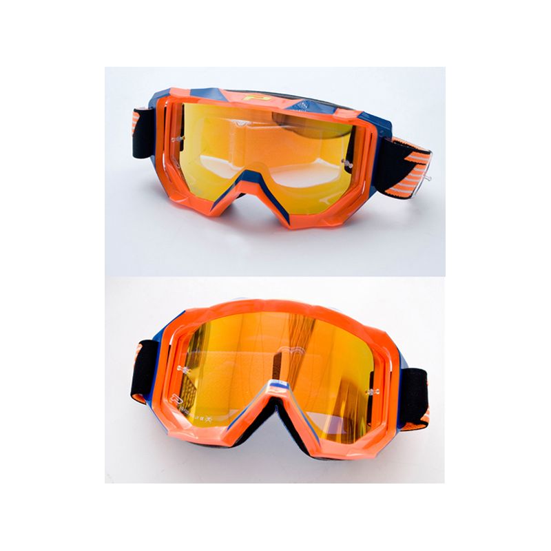 PROGRIP GOGLE PG3200 FL VENOM KOLOR POMARAŃCZOWO NIEBIESKI (SZYBA PG3