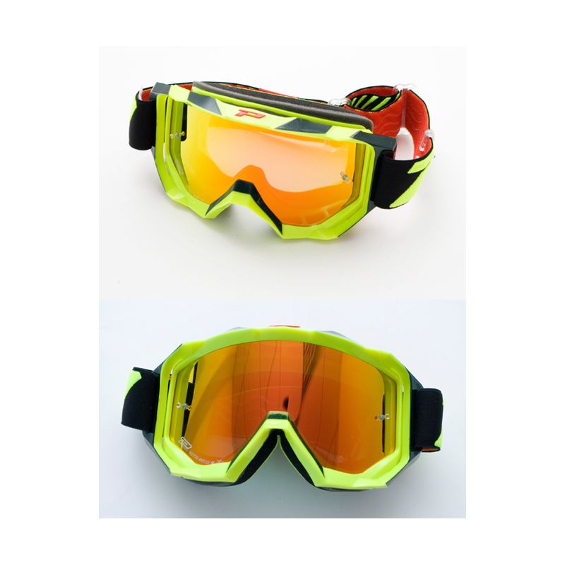 PROGRIP GOGLE PG3200 FL VENOM KOLOR ŻÓŁTY FLUO CZARNY (SZYBA PG3248