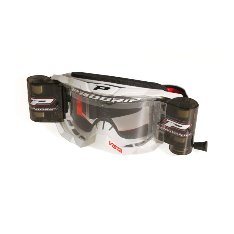 PROGRIP GOGLE PG3303-101 ROLL OFF KOLOR BIAŁY (Z SZYBKĄ PG3215 I SYS