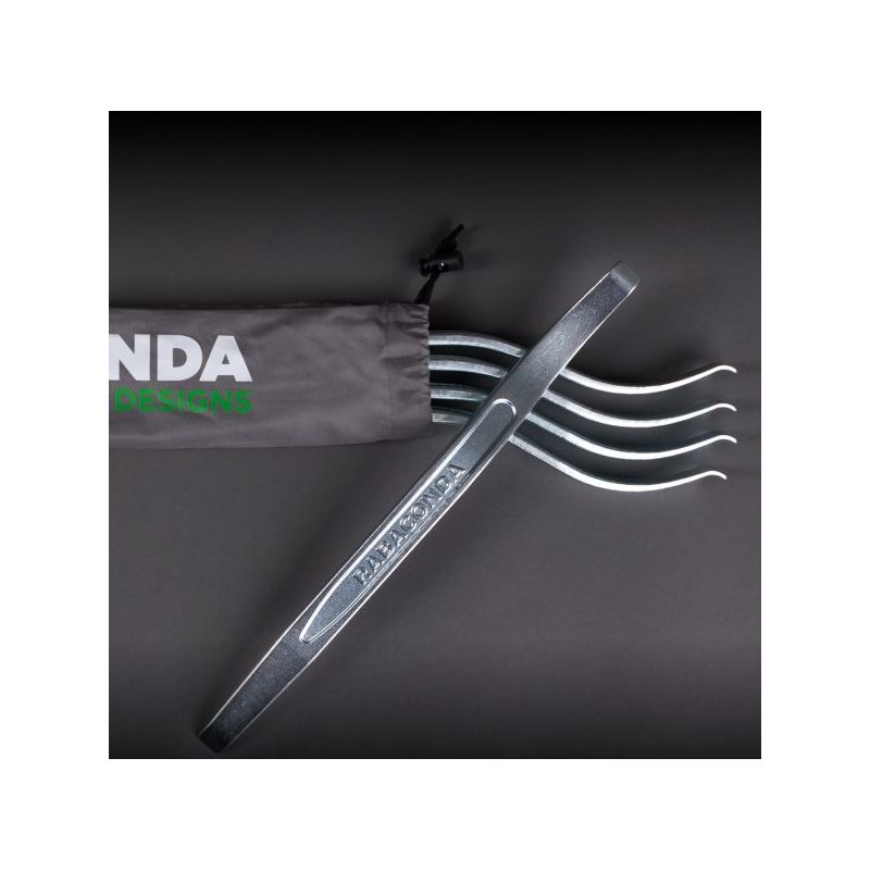 RABACONDA ŁYŻKI DO ZMIANY OPON (KOMPLET 5 SZTUK) 380MM, PRO TYRE LEV