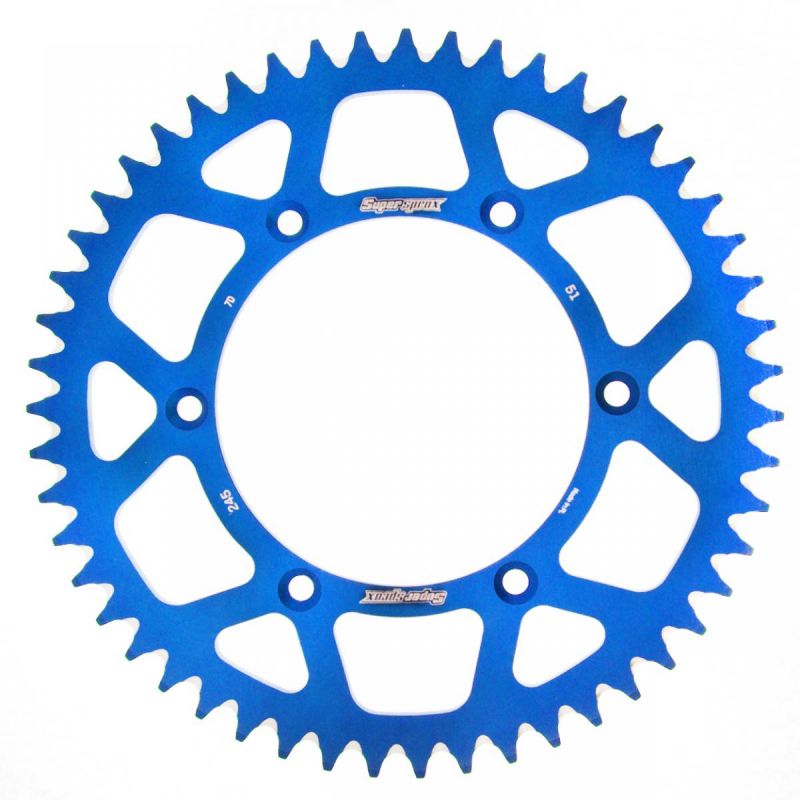 SUPERSPROX ZĘBATKA TYLNA ALUMINIOWA 7075-T6 (ERGAL) 270 51 YAMAHA YZ/