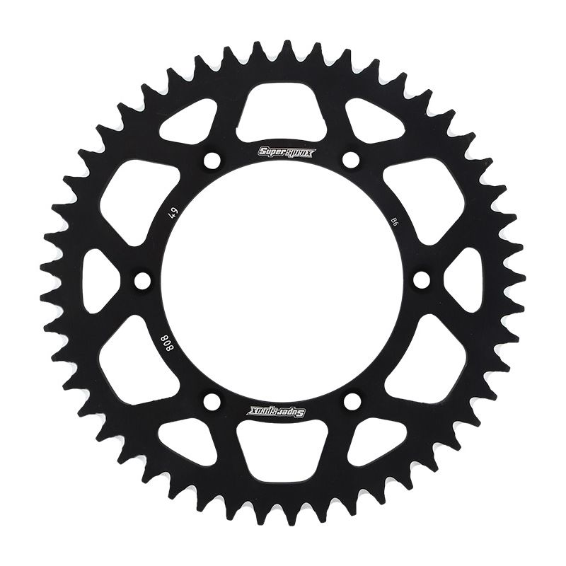 SUPERSPROX ZĘBATKA TYLNA ALUMINIOWA 7075-T6 (ERGAL) 808 49 SUZUKI RM/