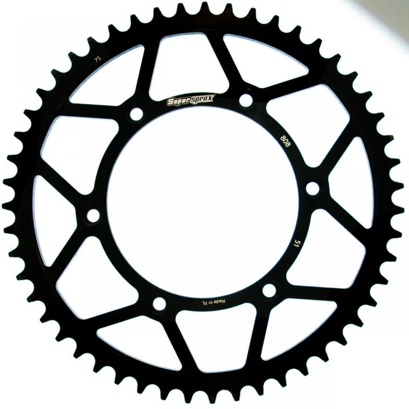 SUPERSPROX ZĘBATKA TYLNA 808 51 SUZUKI RM/RMZ (JTR808.51) KOLOR CZARN