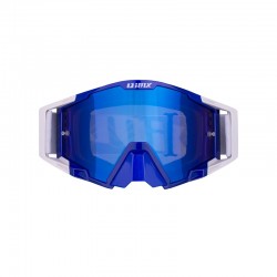 GOGLE IMX SAND BLUE/WHITE - SZYBA BLUE IRIDIUM + CLEAR (2 SZYBY W ZESTAWIE) ENDURO CROSS