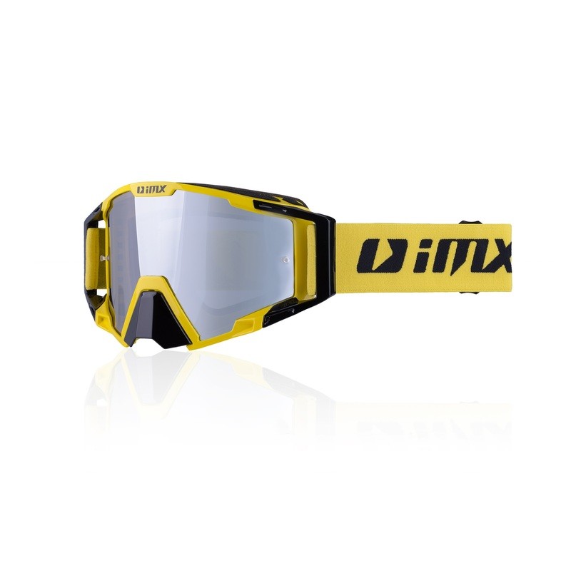 GOGLE IMX SAND YELLOW/BLACK - SZYBA SILVER IRIDIUM + CLEAR (2 SZYBY W ZESTAWIE) ENDURO CROSS