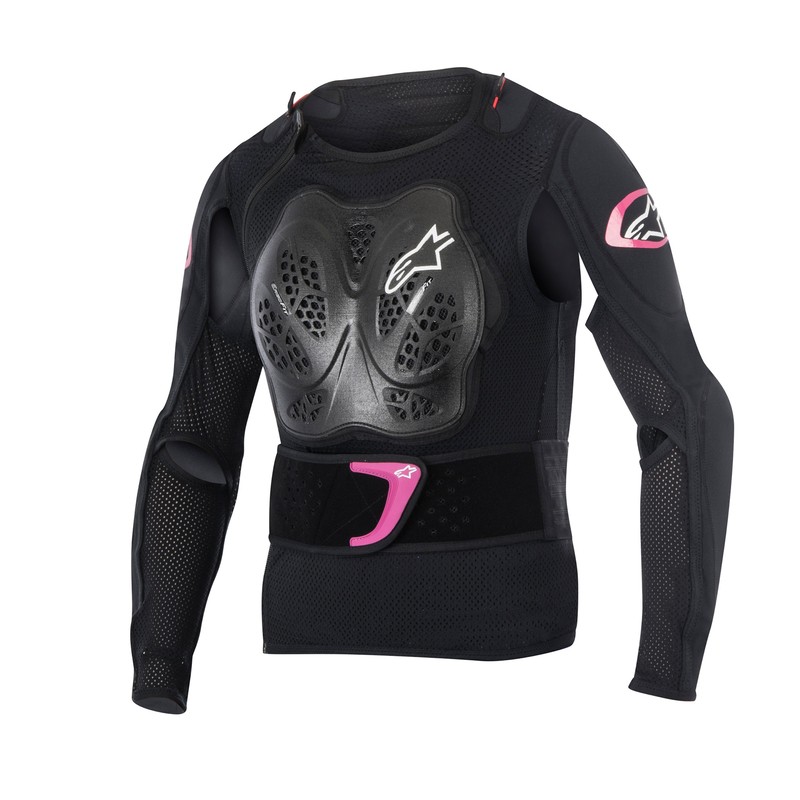 KOSZULKA Z OCHRANIACZAMI ALPINESTARS LADY STELLA BIONIC BLACK/PURPLE 
