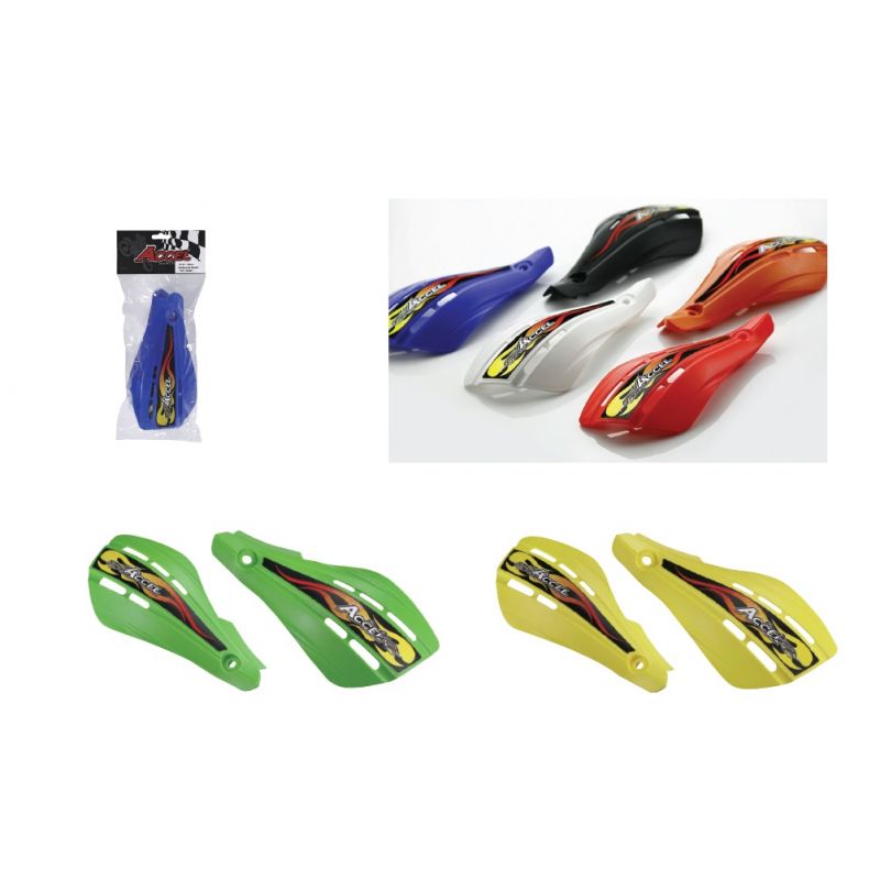 ACCEL ZAMIENNE LISTKI DO OSŁON RĄK (HANDBAR) HGS03 KOLOR BIAŁY - PR