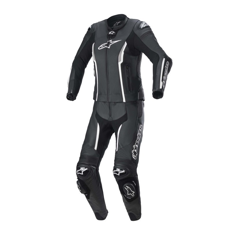 KOMBINEZON SKÓRZANY 2 CZ. ALPINESTARS LADY STELLA MISSILE V2 BLACK/WHITE 