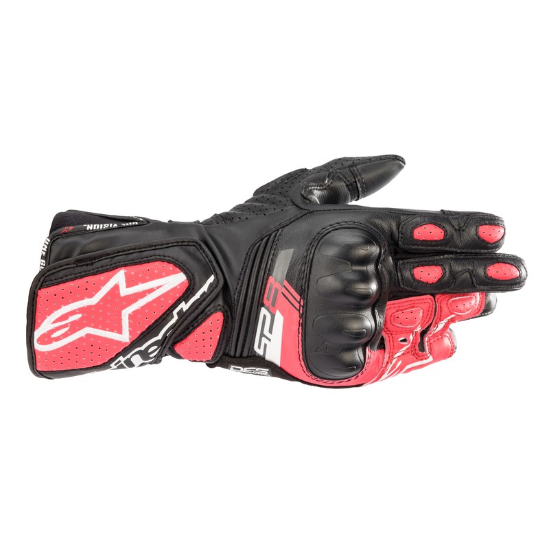 RĘKAWICE ALPINESTARS LADY STELLA SP-8 V3 BLACK/WHITE/DIVA PINK 