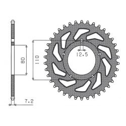 SUNSTAR ZĘBATKA TYLNA 4350...