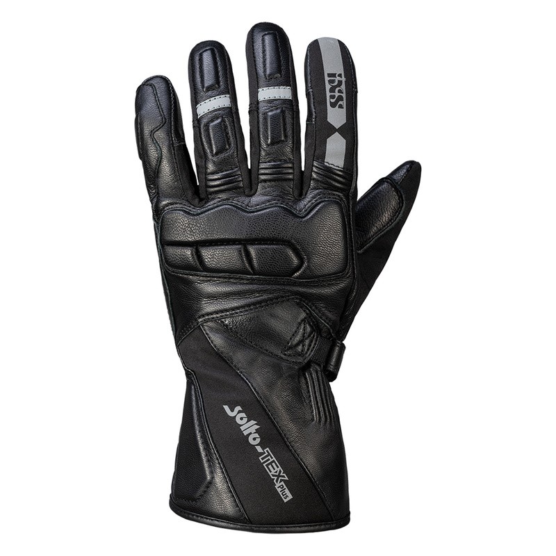 RĘKAWICE SKÓRZANE IXS TIGON-ST [SOLTO-TEX] BLACK 