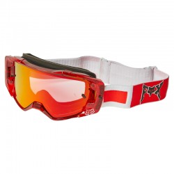 GOGLE FOX VUE CELZ RED/BLACK/WHITE- SZYBA ORANGE MIRRORED (1 SZYBA W ZESTAWIE, ZRYWKI W ZESTAWIE) ENDURO CROSS
