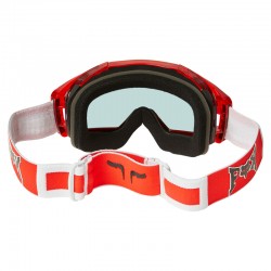 GOGLE FOX VUE CELZ RED/BLACK/WHITE- SZYBA ORANGE MIRRORED (1 SZYBA W ZESTAWIE, ZRYWKI W ZESTAWIE) ENDURO CROSS