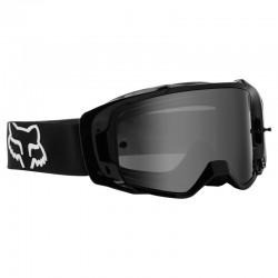 GOGLE FOX VUE S STRAY BLACK - SZYBA DARK GREY ( 1 SZYBA W ZESTAWIE, ZRYWKI W ZESTAWIE) ENDURO CROSS