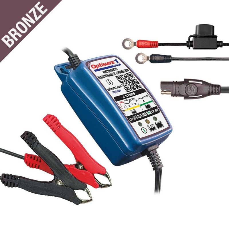OPTIMATE ŁADOWARKA AKUMULATORÓW OPTIMATE 1 DUO 12V / 12.8V / 13.2V 0