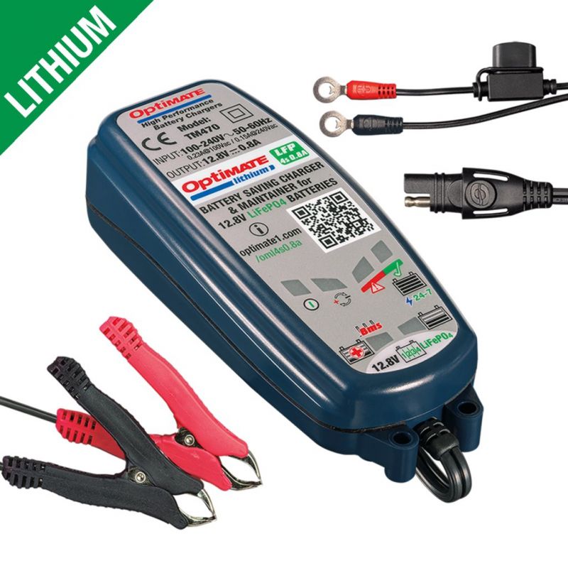 OPTIMATE ŁADOWARKA AKUMULATORÓW OPTIMATE LITHIUM 4S 12.8V / 13.2V 0.