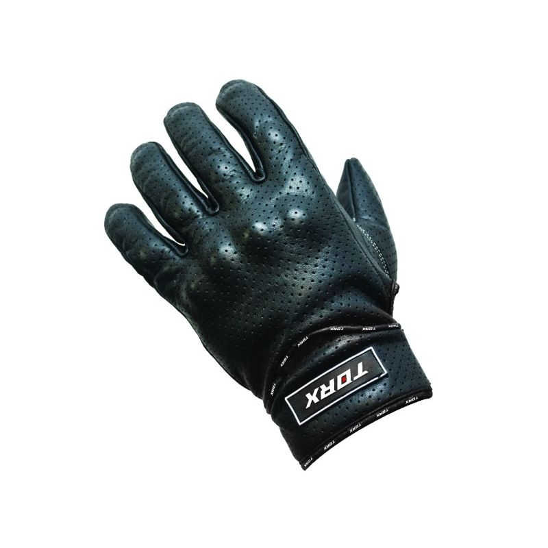 TORX RĘKAWICE SKÓRZANE LETNIE H-D KOLOR CZARNY ROZMIAR L