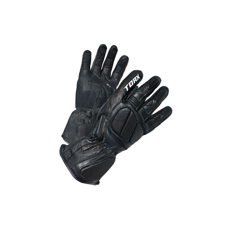 TORX RĘKAWICE SKÓRZANE LETNIE CONCOR KOLOR CZARNY ROZMIAR XL