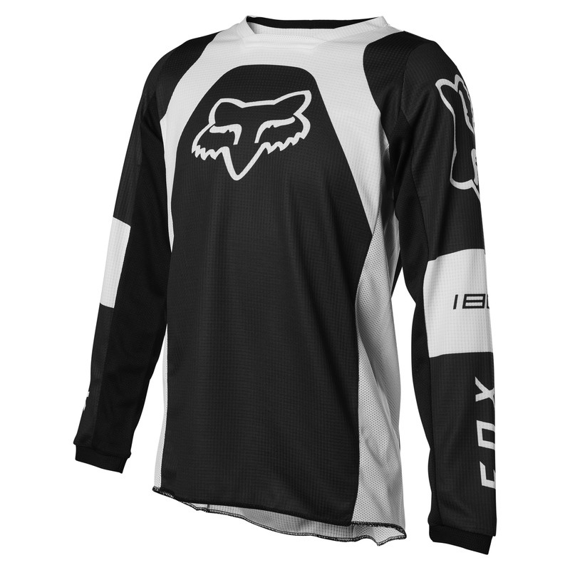 BLUZA FOX JUNIOR 180 LUX BLACK  ENDURO CROSS