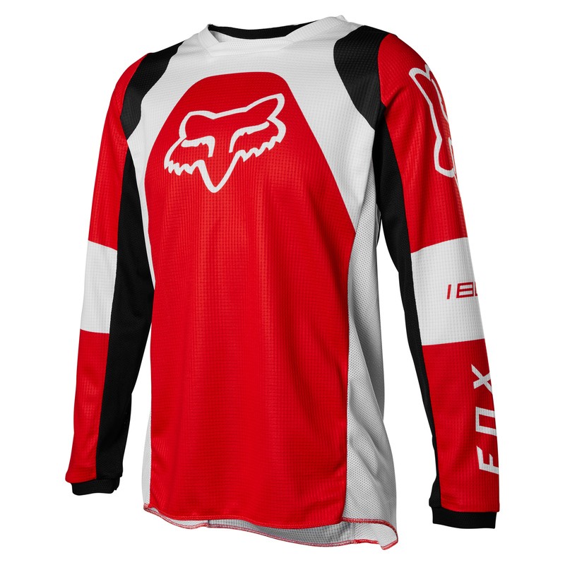 BLUZA FOX JUNIOR 180 LUX FLUORESCENT RED  ENDURO CROSS