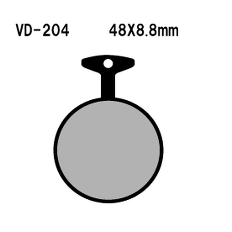 VESRAH KLOCKI HAMULCOWE KH11 YAMAHA XS650 72-76, XS500 73-75 (MADE IN 