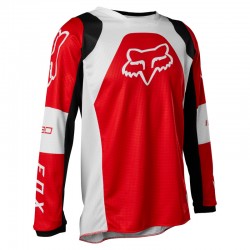 BLUZA FOX JUNIOR 180 LUX FLUORESCENT RED  ENDURO CROSS