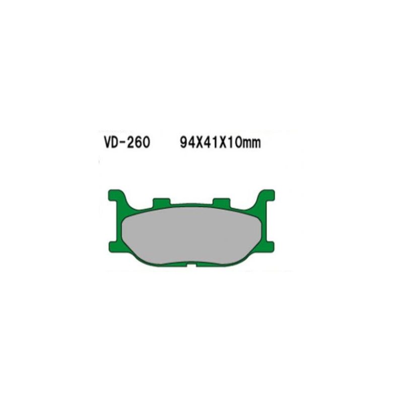 VESRAH KLOCKI HAMULCOWE KH199 SPIEK METALICZNY (ZŁOTE) (MADE IN JAPAN
