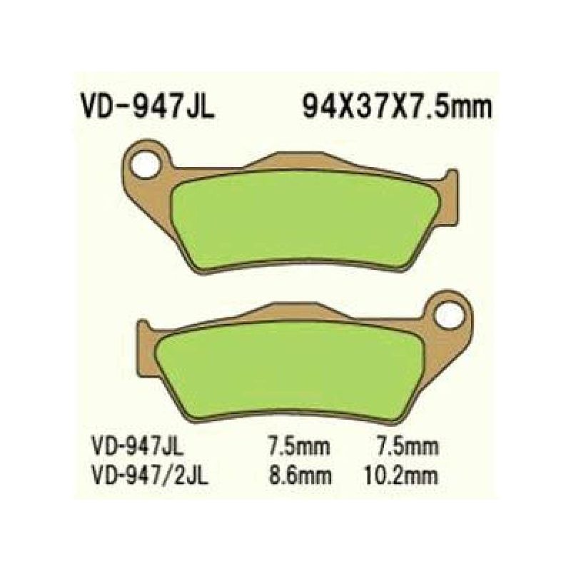 VESRAH KLOCKI HAMULCOWE KH181 SPIEK METALICZNY (ZŁOTE) KTM SX/EXC PRZ