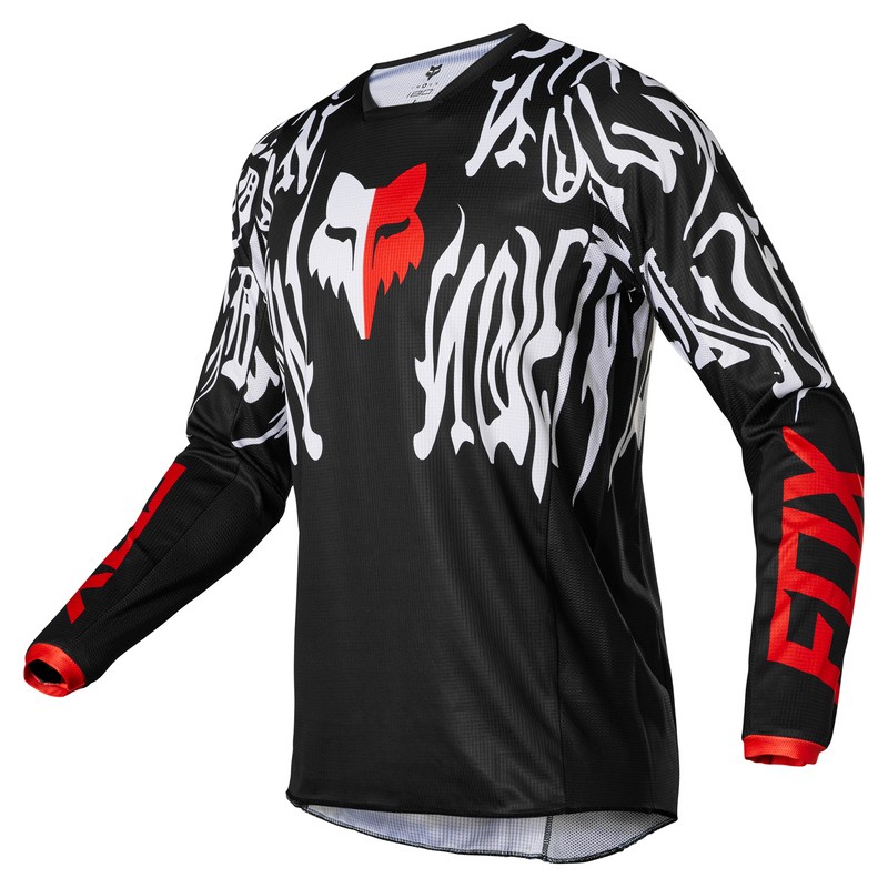 BLUZA FOX 180 PERIL BLACK/RED  ENDURO CROSS