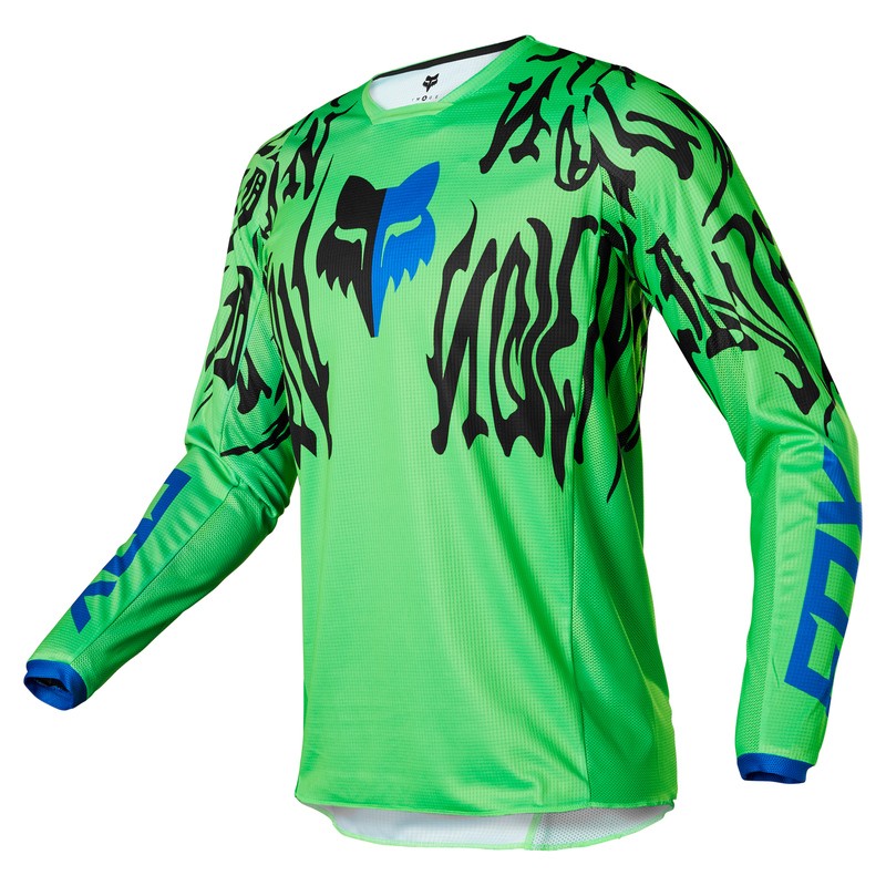 BLUZA FOX 180 PERIL FLUORESCENT GREEN  ENDURO CROSS