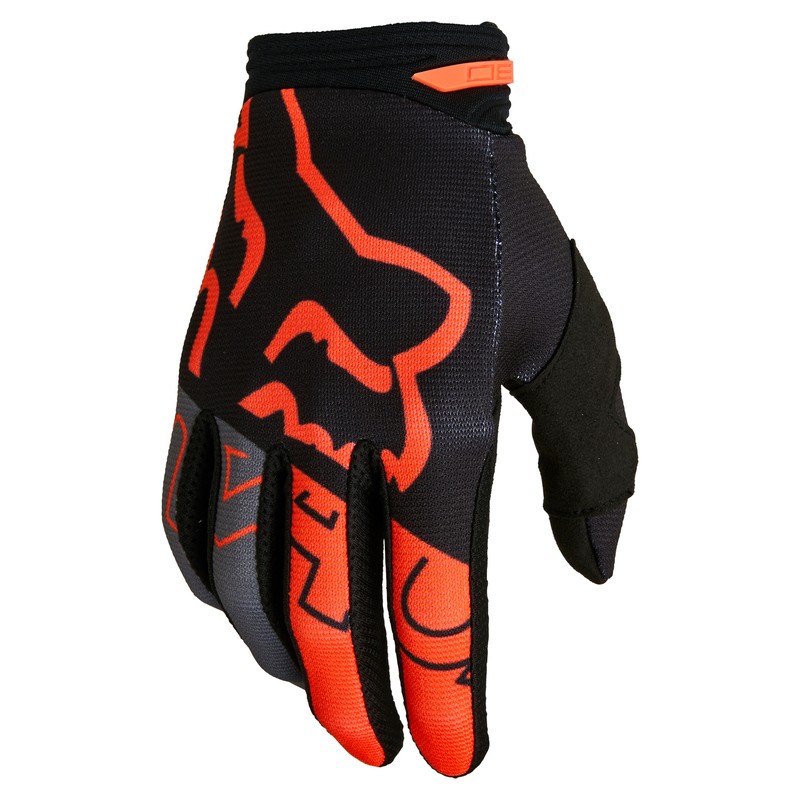 RĘKAWICE FOX 180 SKEW BLACK/ORANGE  ENDURO CROSS