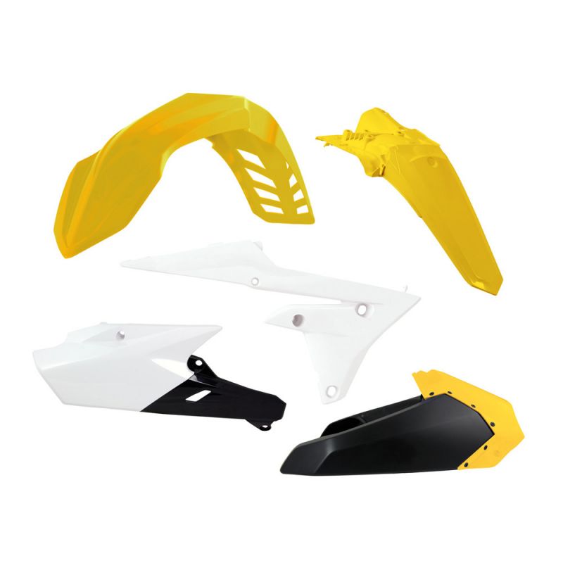 RACETECH (RTECH) KOMPLET PLASTIKÓW YAMAHA WRF 250 (15-19), WRF 450 (1