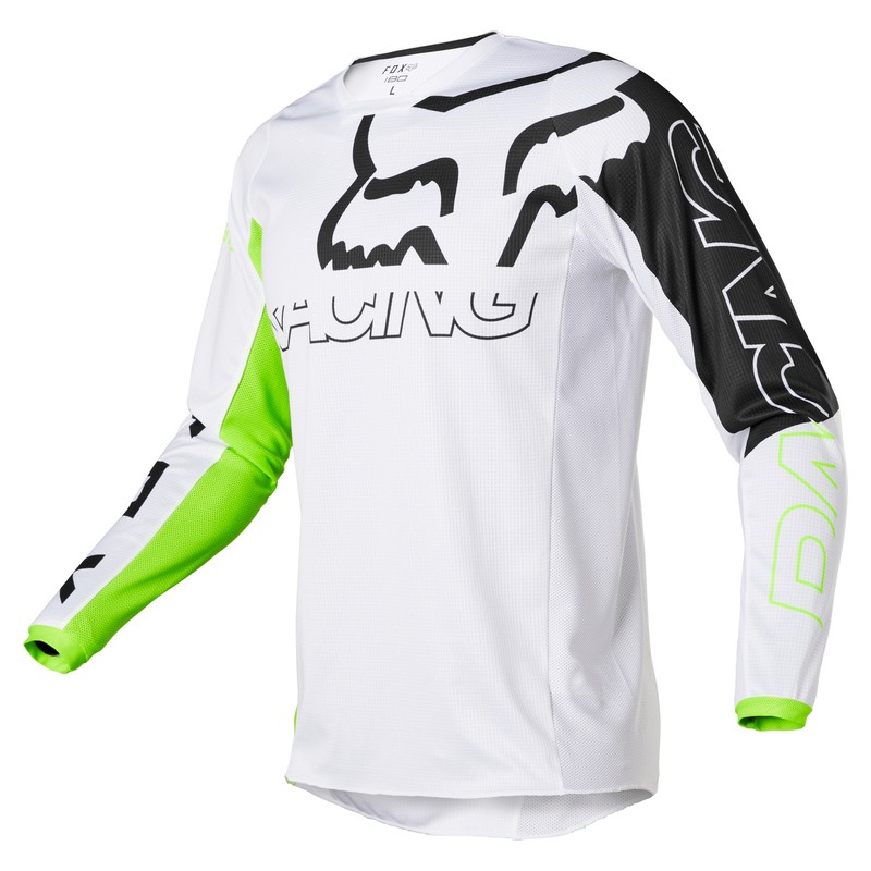BLUZA FOX 180 SKEW FLUORESCENT YELLOW  ENDURO CROSS