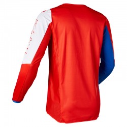 BLUZA FOX 180 SKEW WHITE/RED/BLUE  ENDURO CROSS