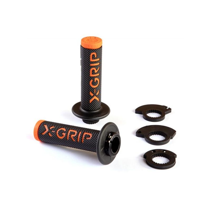 X-GRIP MANETKI (GRIPY) BRAAAAP GRIPS LOCK-ON-GRIP (Z ADAPTERAMI ROLGAZ