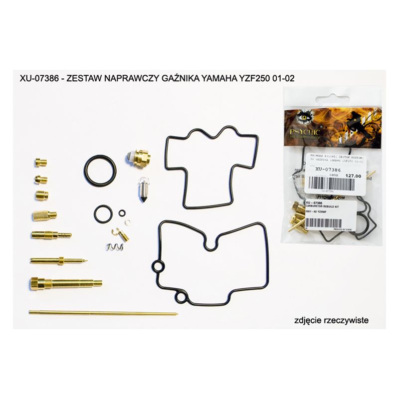 PSYCHIC ZESTAW NAPRAWCZY GAŹNIKA YAMAHA YZF 250 01-02 (26-1287) (NA 1