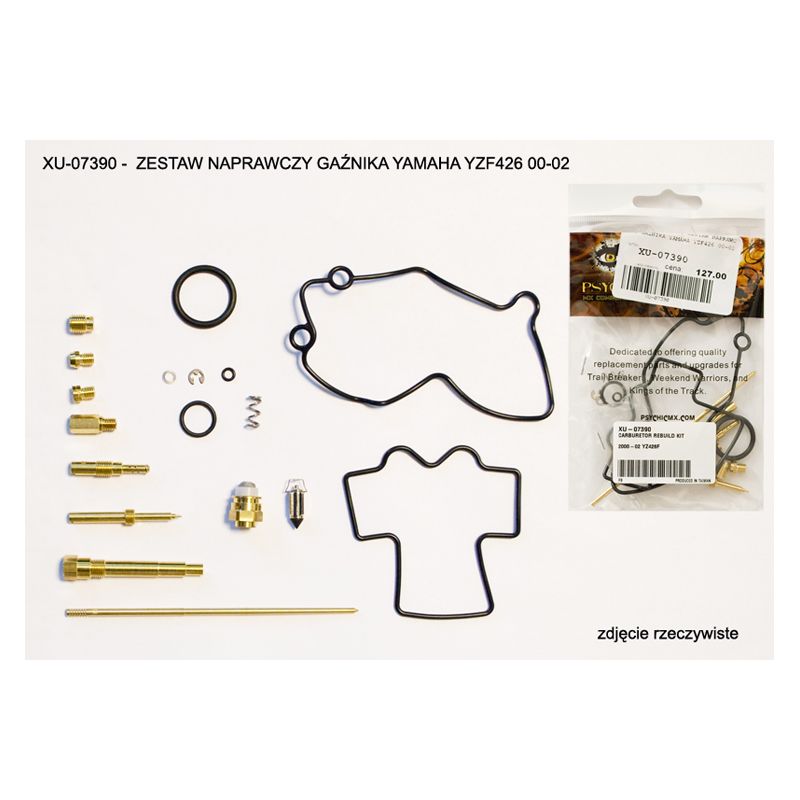 PSYCHIC ZESTAW NAPRAWCZY GAŹNIKA YAMAHA YZF 426 00-02 (26-1439) (NA 1
