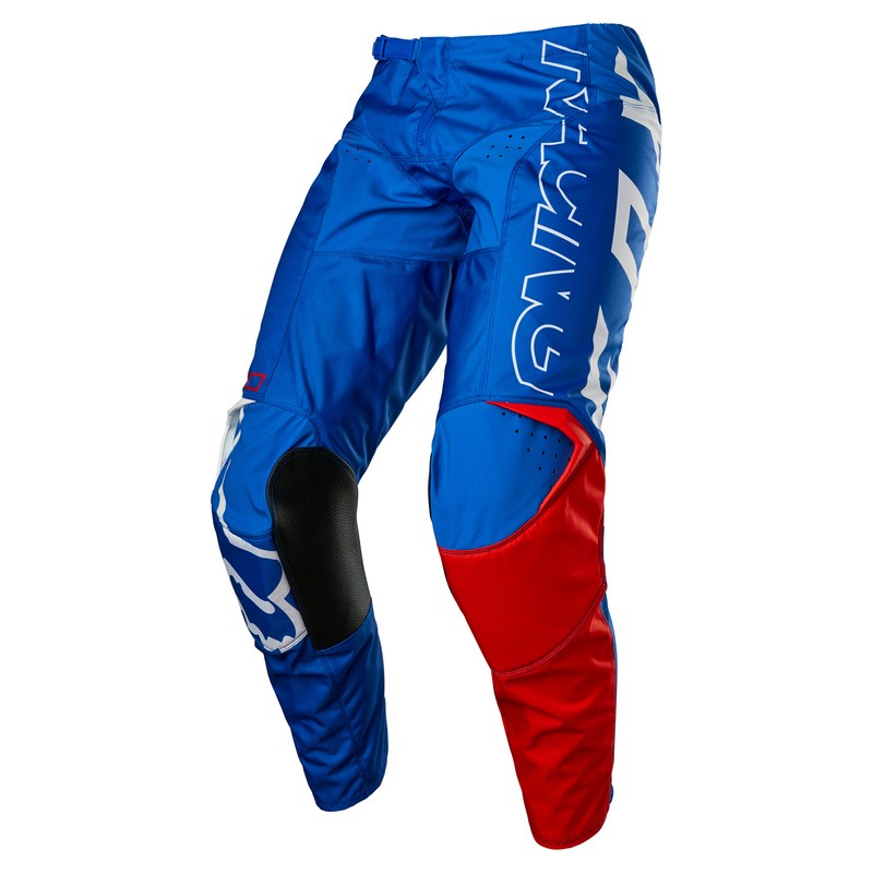 SPODNIE FOX JUNIOR 180 SKEW WHITE/RED/BLUE  ENDURO CROSS