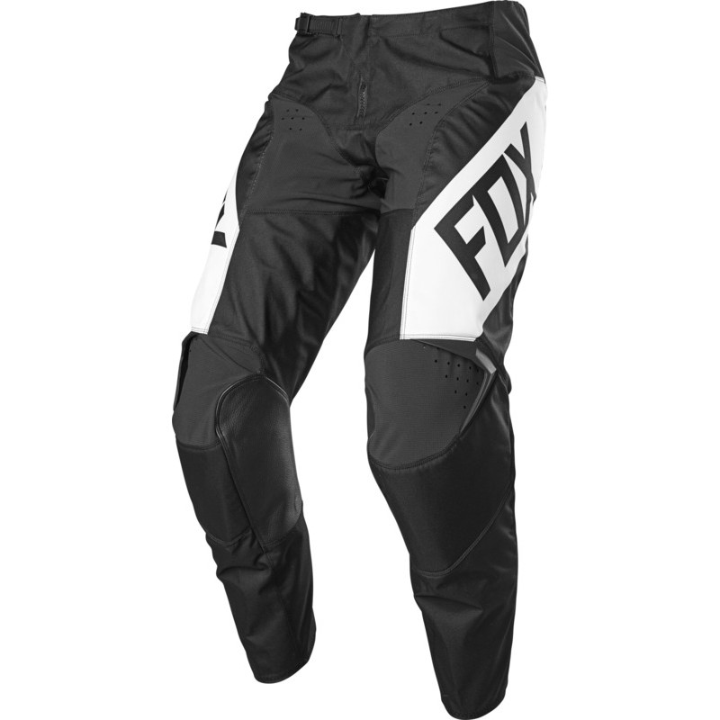 SPODNIE FOX 180 REVN BLACK/WHITE  ENDURO CROSS