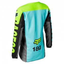 BLUZA FOX JUNIOR 180 TRICE TEAL  ENDURO CROSS