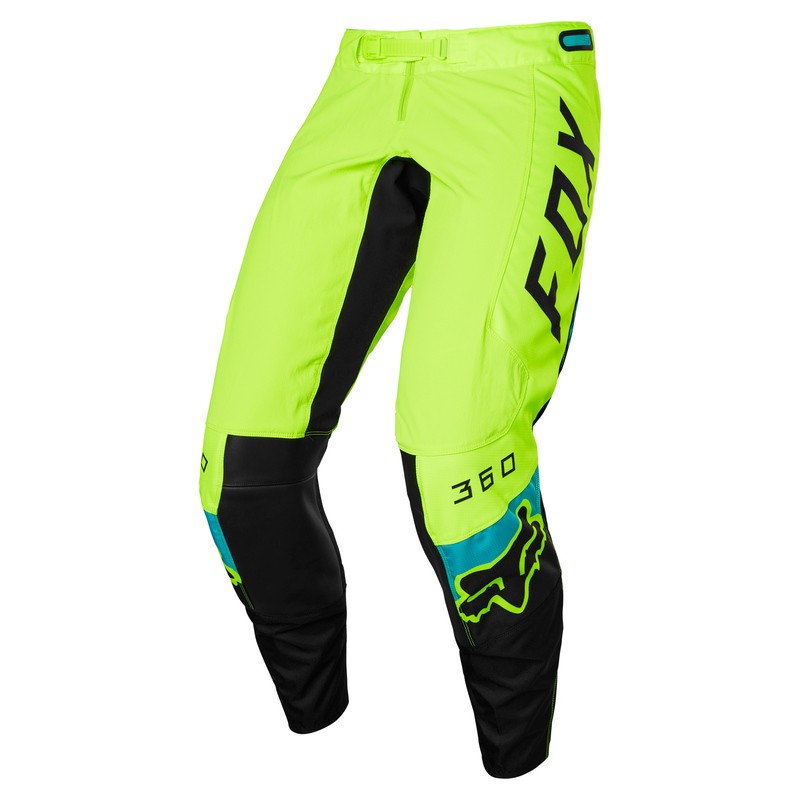 SPODNIE FOX JUNIOR 360 DIER FLUORESCENT YELLOW  ENDURO CROSS