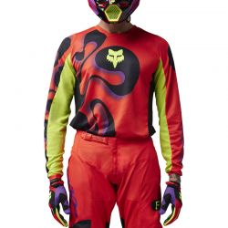 BLUZA FOX 180 EMOTION FLUO RED  ENDURO CROSS