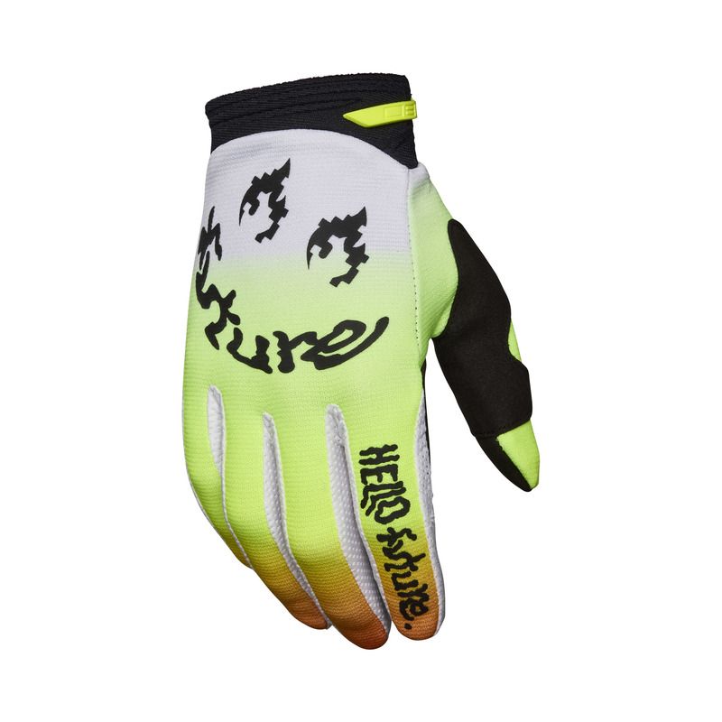 RĘKAWICE FOX 180 HELLO FUTURE WHITE/YELLOW ENDURO CROSS RĘKAWICE FOX 180 HELLO FUTURE WHITE/YELLOW ENDURO CROSS