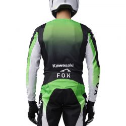 BLUZA FOX 180 KAWASAKI FLUO GREEN  ENDURO CROSS