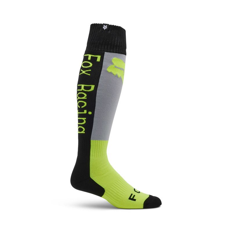 SKARPETY FOX 180 LEAN GREY/YELLOW ENDURO CROSS SKARPETY FOX 180 LEAN GREY/YELLOW ENDURO CROSS